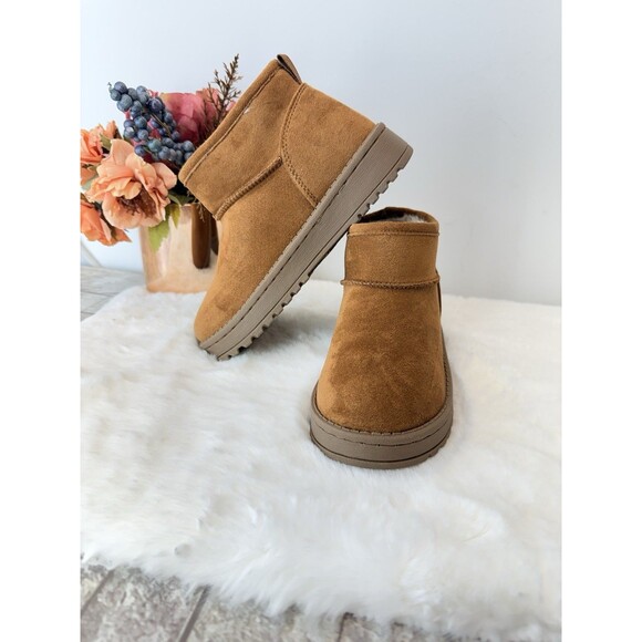 Sonoma Goods For Life Girl's Kazz Ankle Boots JL3 Cognac Size US:12 - Picture 4 of 13